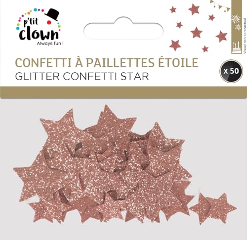 p-tit-clown-re22733-konfetti-glitzer-sterne-ros-gold-50-st-ck-party-deko image 5