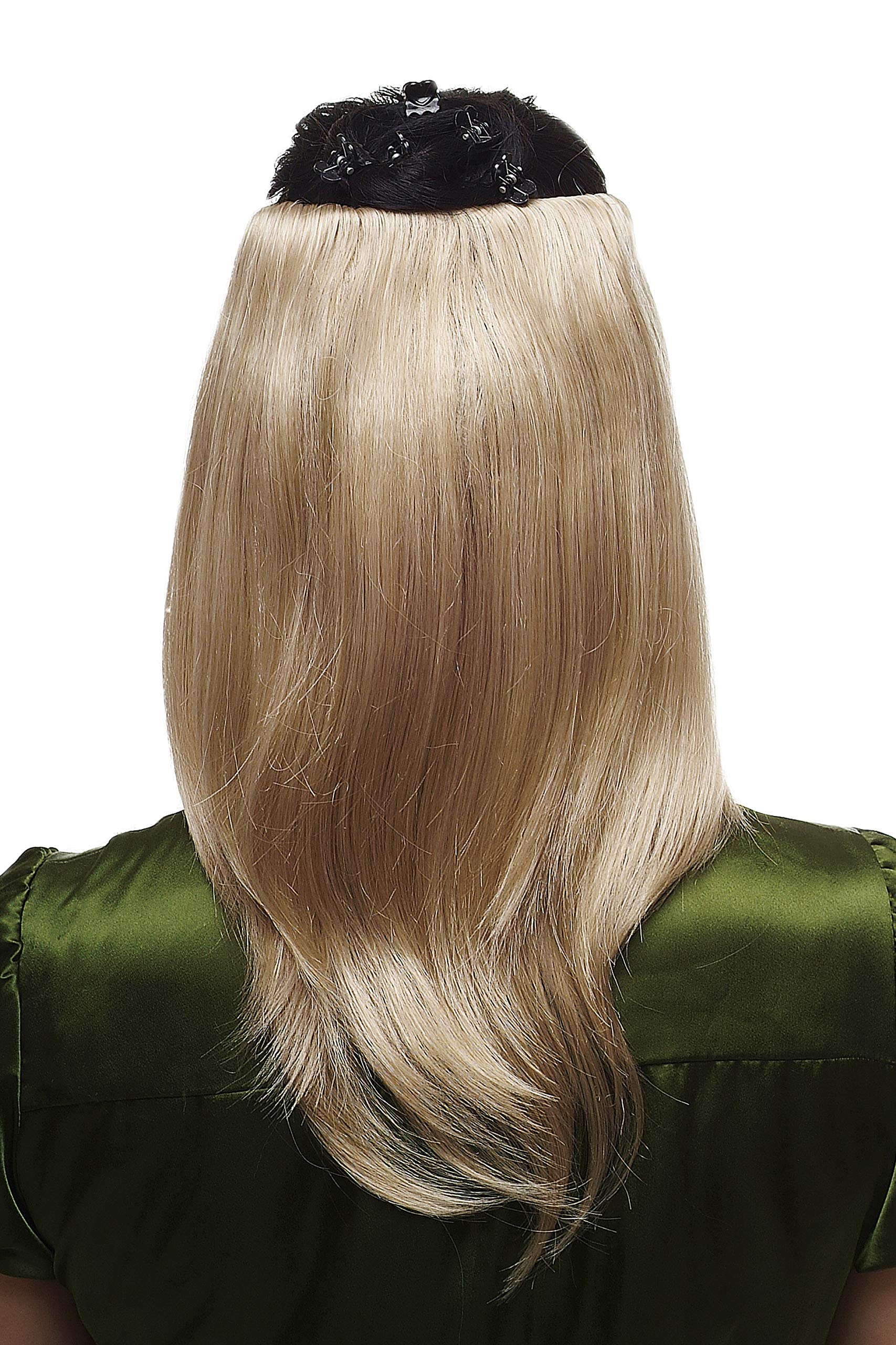 wig-me-up-n535-a-22-clip-in-halbper-cke-35-cm-aschblond image 1