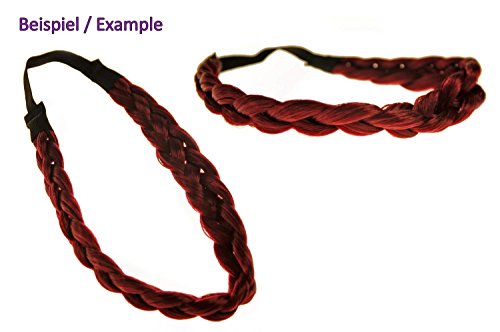 wig-me-up-cxt-006-120-haarband-haarreif-geflochten-2-cm-granatrot image 8