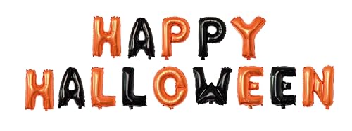 p-tit-clown-folienballon-happy-halloween-30-cm-orange-schwarz image 4
