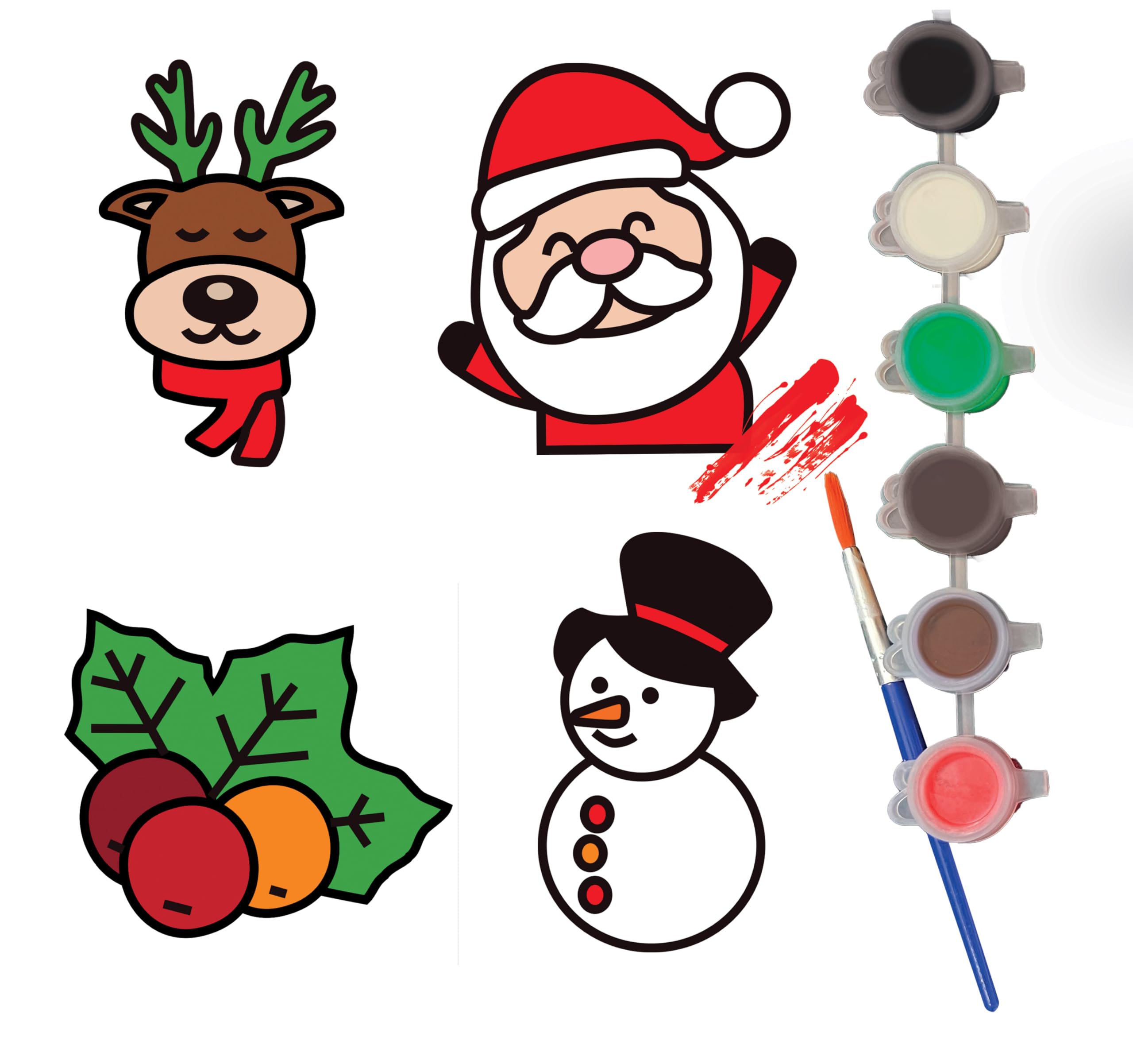 ptit-clown-23677-diy-gel-aufkleber-weihnachten-4-st-ck image 2
