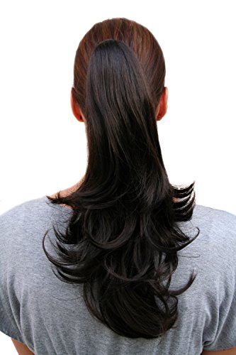 wig-me-up-t400-3-haarteil-zopf-volumin-s-gewellt-dunkelbraun-40-cm image 2