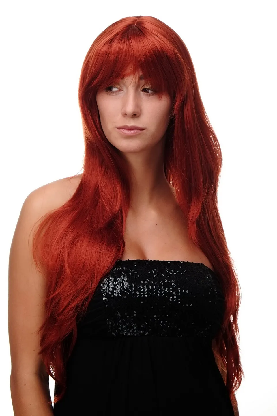 wig-me-up-3111-135-damenper-cke-dunkel-kupferrot-70-cm-glatt image 1