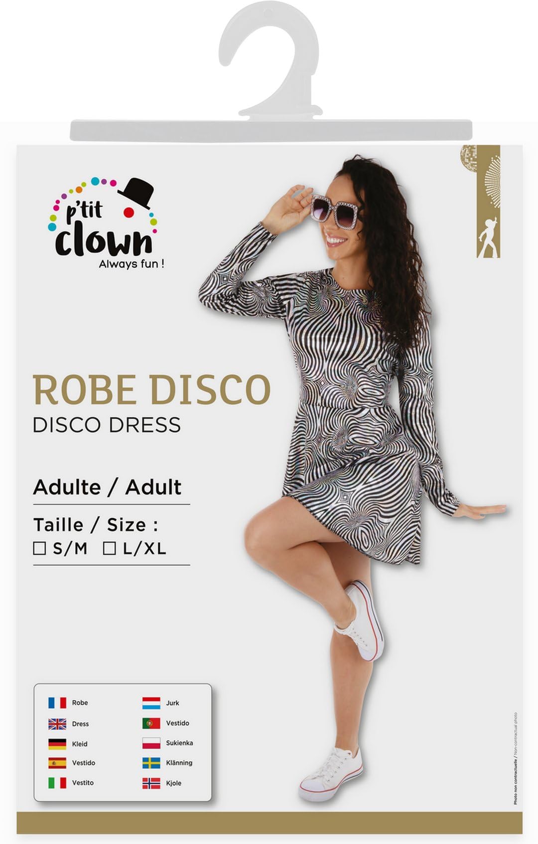 p-tit-clown-22680-discokleid-silber-l-xl image 4