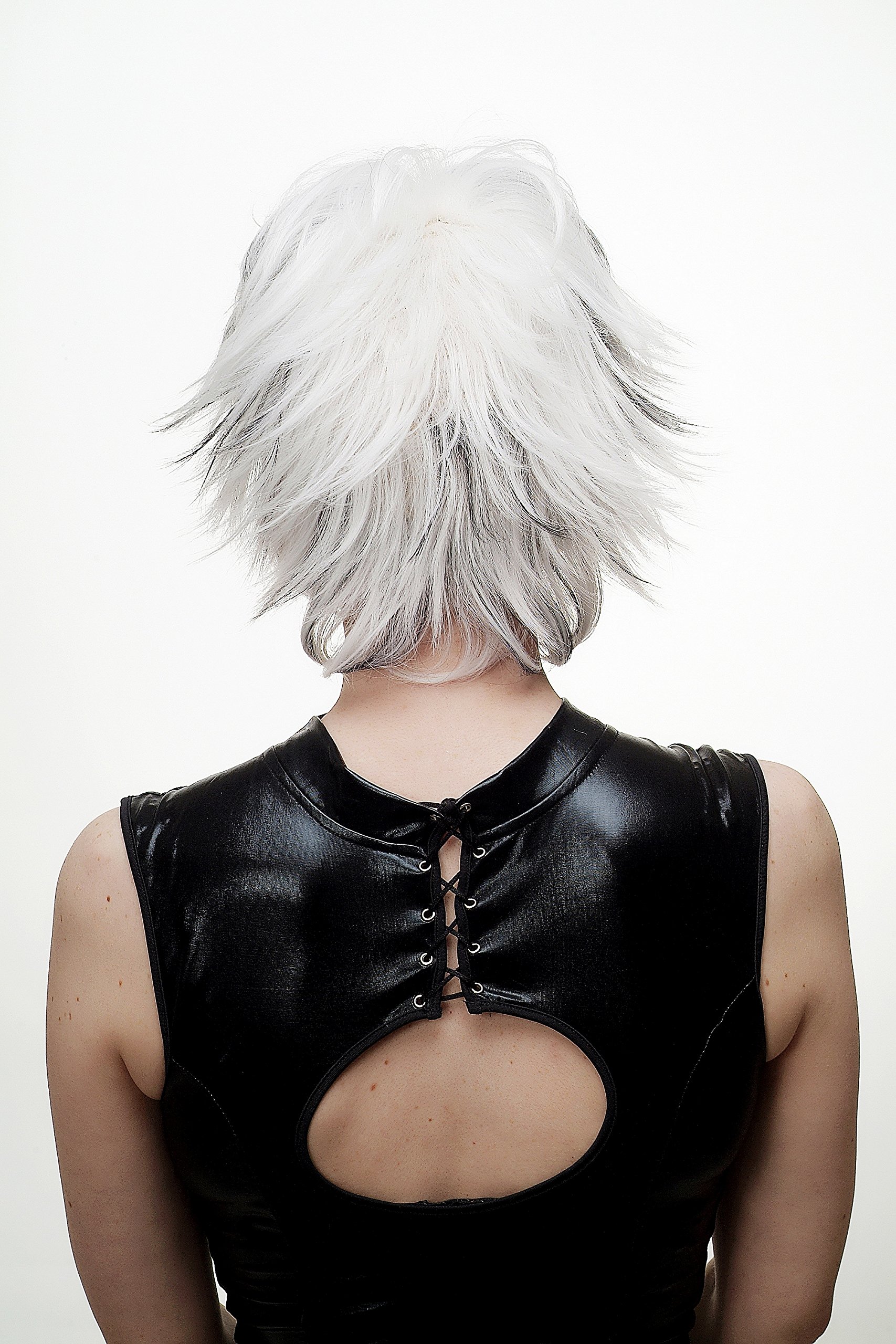 wig-me-up-sa069-1001h1b-per-cke-damen-kurz-platin-silber-wei-schwarz-30-cm image 3
