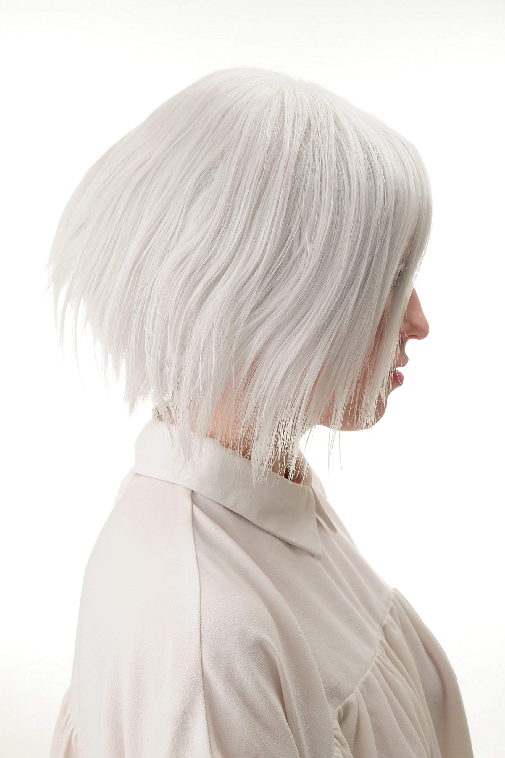 wig-me-up-gfw2473-gray-per-cke-grau-25-cm-kurz-glatt-mittelscheitel-cosplay image 2