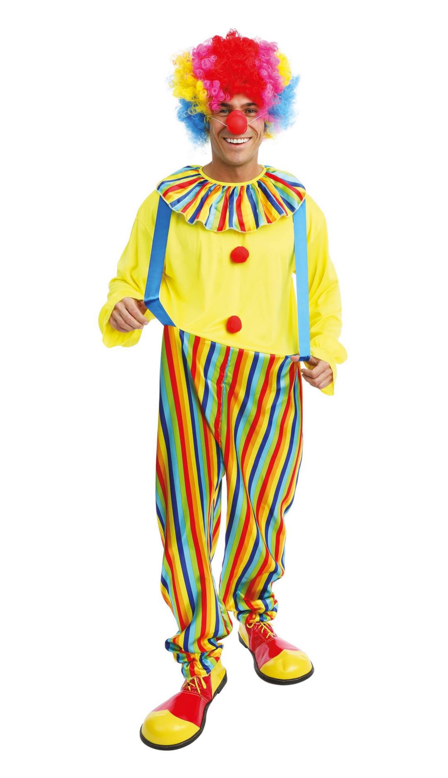 p-tit-clown-clown-kost-m-erwachsene-mehrfarbig-karneval-mottoparty image 2