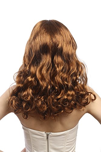 wig-me-up-91266-za8-damen-per-cke-diva-gewellt-braun-50-cm-mit-pony image 7