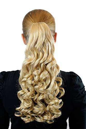wig-me-up-xf-0070-24b-haarteil-zopf-hellblond-locken-butterfly-clip-45-cm image 3