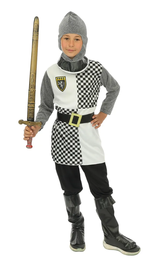 p-tit-clown-ritter-kost-m-f-r-jungen-mittelalter image 1