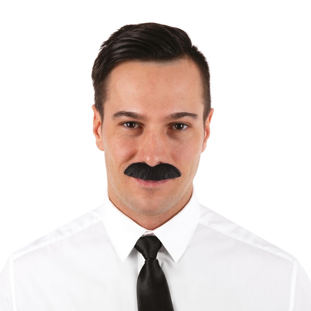 p-tit-clown-selbstklebender-schnurrbart-dupont-schwarz image 1