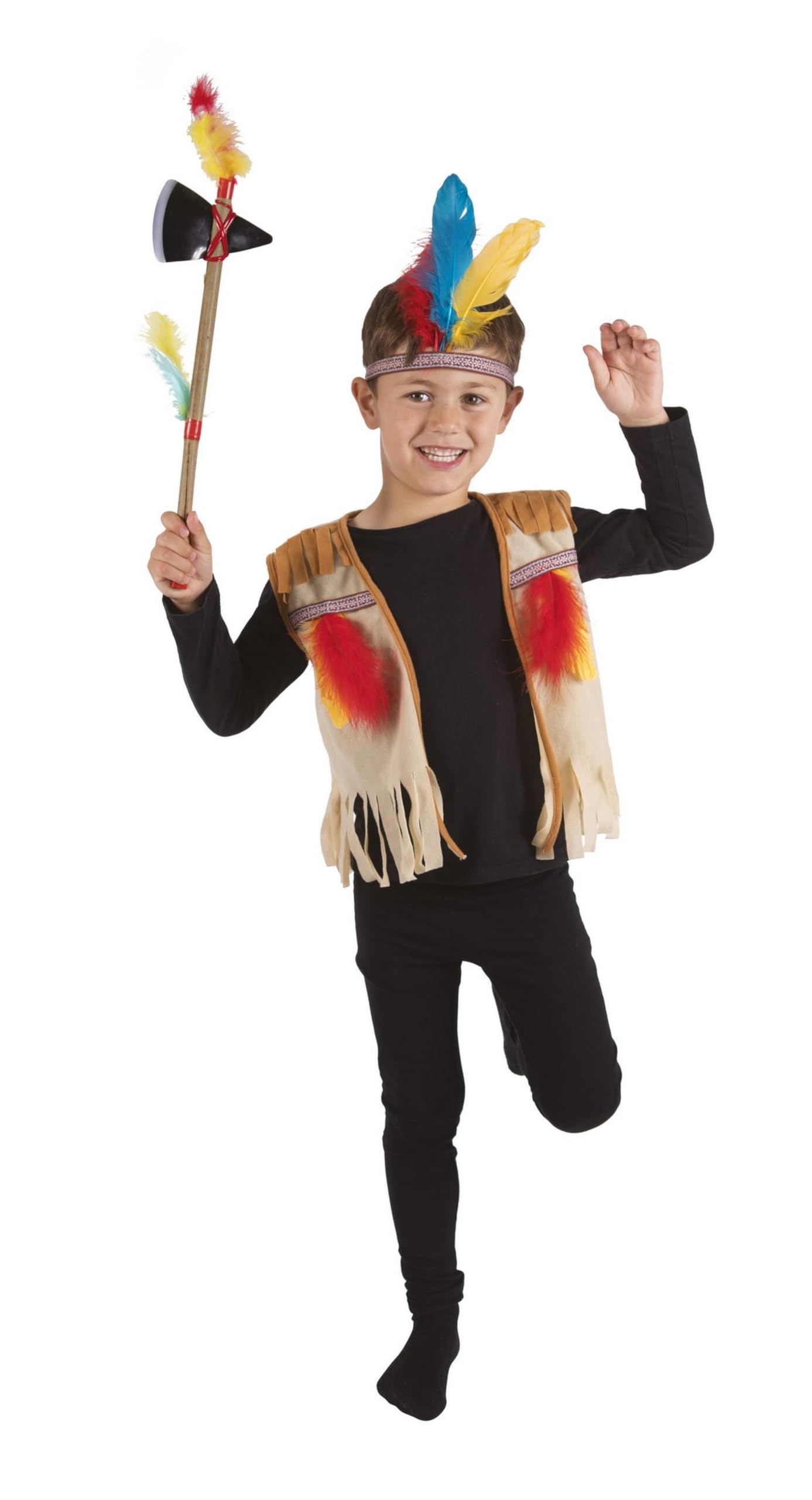 ptit-clown-indianer-zubeh-r-set-f-r-kinder-mehrfarbig image 1