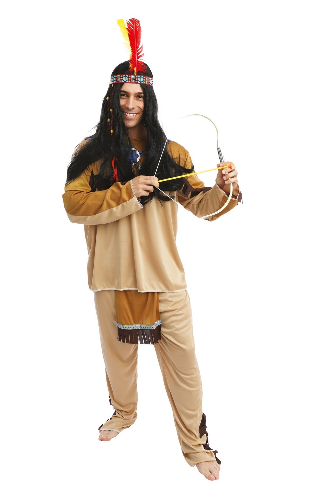 ptit-clown-indianerbogen-52-cm-wei-mit-3-pfeilen-und-k-cher image 3