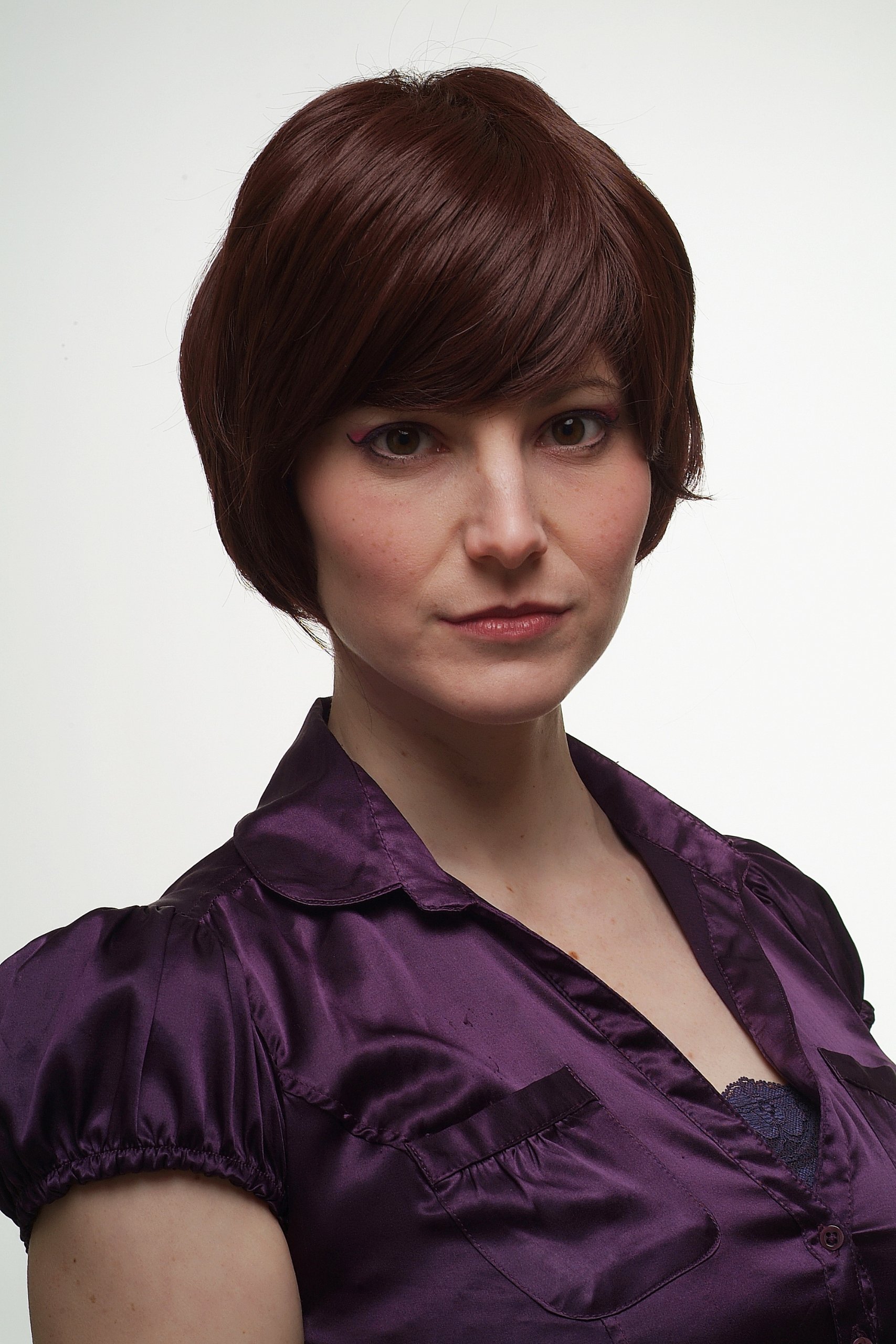 wig-me-up-sa040-33-kurzhaar-per-cke-braun-twiggy-bob-25-cm-unisex image 6