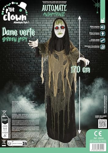 p-tit-clown-halloween-automat-h-ngende-gr-ne-dame-170-cm-animatronic-mit-sound-u image 5