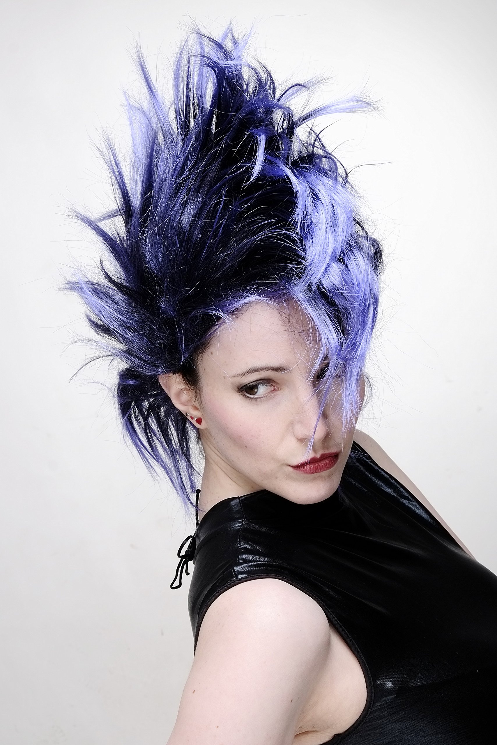 wig-me-up-pw0078-1-punk-glam-vamp-per-cke-mohawk-iro-schwarz-blauviolett image 2