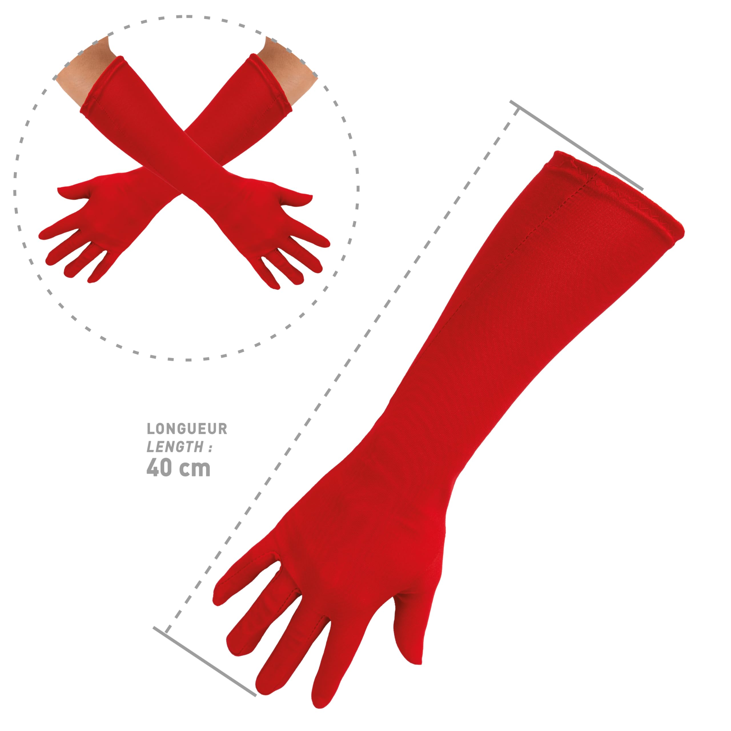 ptit-clown-kost-m-handschuhe-39360-rot image 3