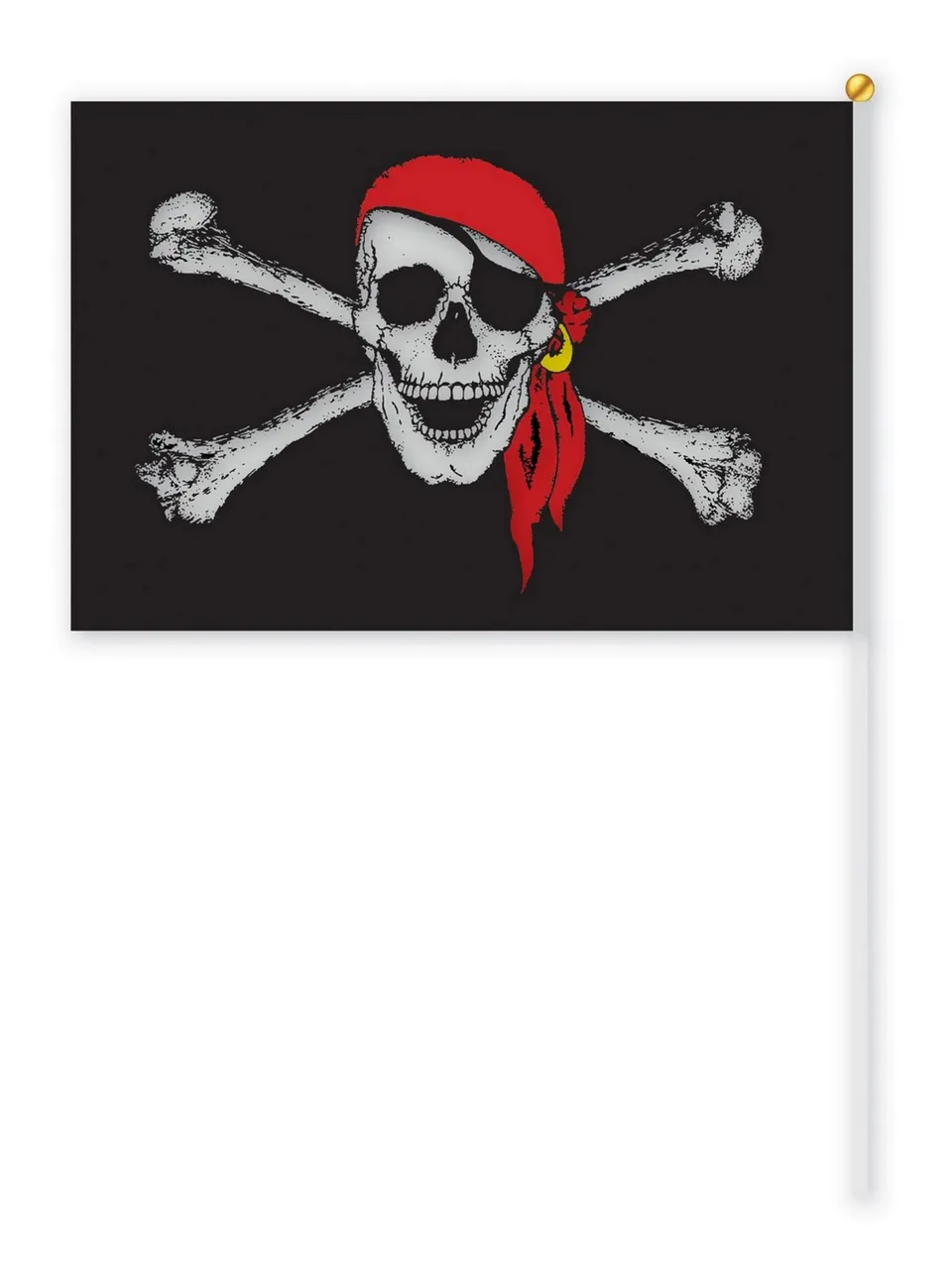 ptit-clown-23399-piratenflagge-30-x-45-cm-polyester-schwarz image 1