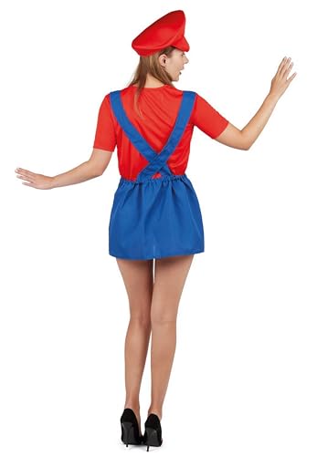 p-tit-clown-klempner-kost-m-damen-blau-rot-gr-e-l-xl image 8