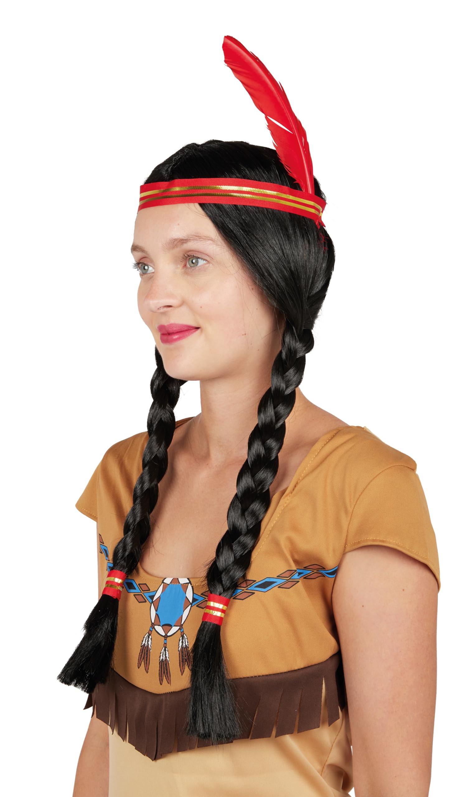 p-tit-clown-indianer-per-cke-mit-federstirnband-kunsthaar-unisex image 2