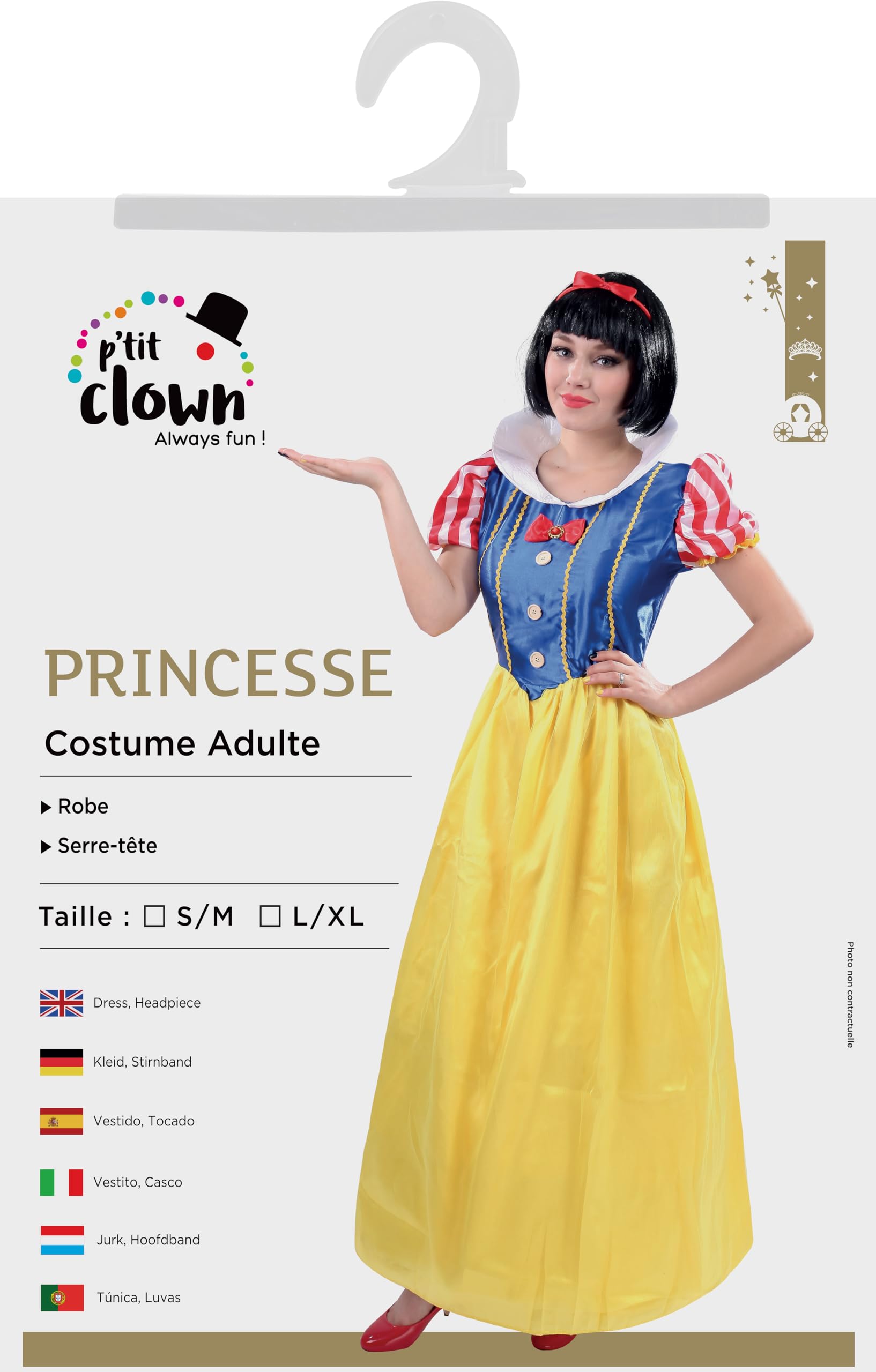 p-tit-clown-fairytale-prinzessin-damenkost-m-mit-kleid-und-haarreif image 6