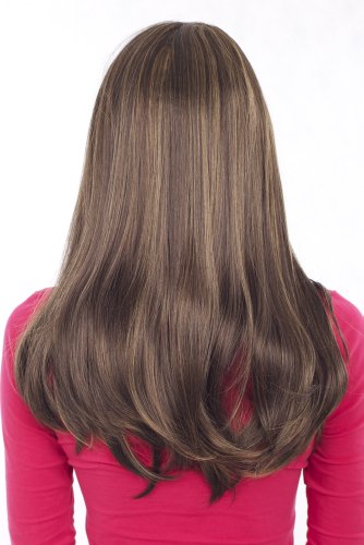 wig-me-up-gfw972-6h27-damenper-cke-lang-glatt-mit-mittelscheitel-braun-mix-55-cm image 7