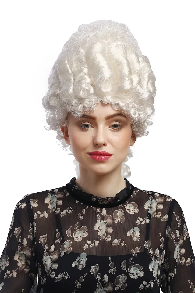 wig-me-up-91029-barock-per-cke-damen-wei-marie-antoinette-50-cm image 1