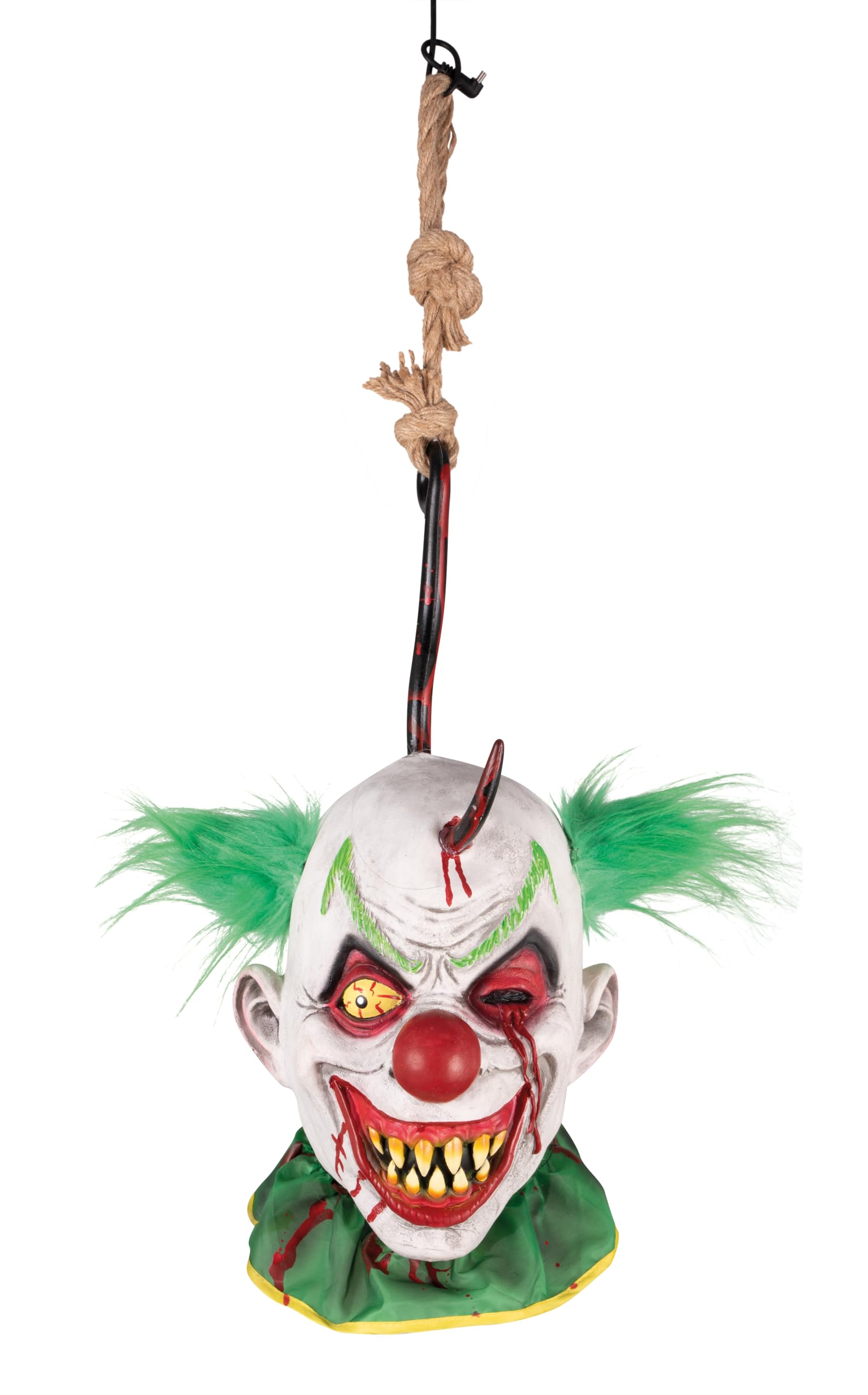 ptit-clown-h-ngeleuchte-clown-kopf-latex-gr-n image 1