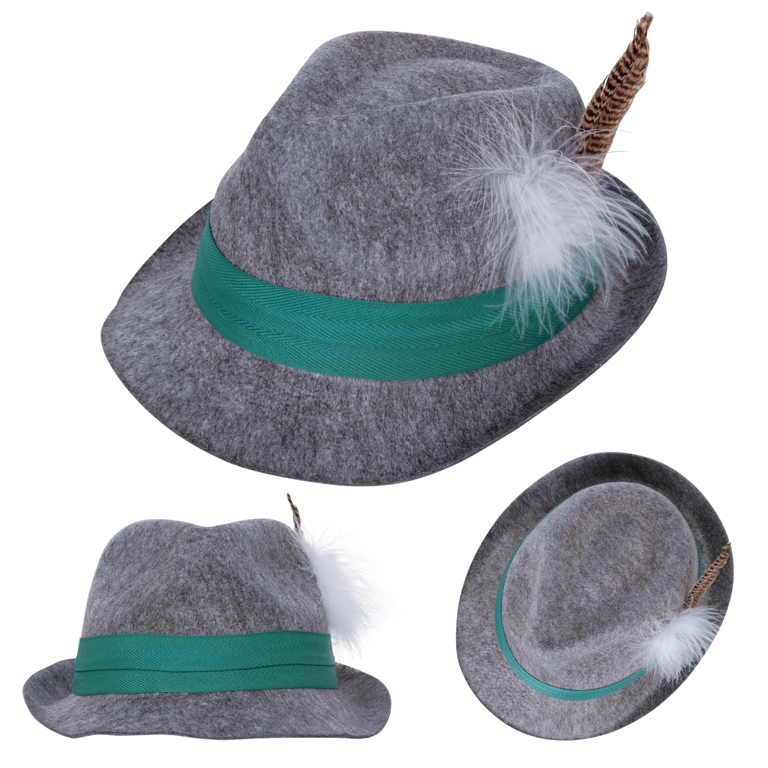 ptit-clown-23845-bayerischer-borsalino-hut-grau image 4