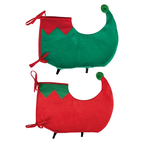 ptit-clown-23641-berschuhe-wichtel-elfe-weihnachten-einheitsgr-e-gr-n-rot image 5