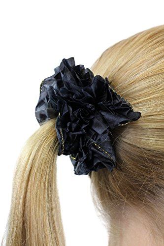 wig-me-up-z004-scrunchy-haargummi-schwarz-polyester-elastisch image 3