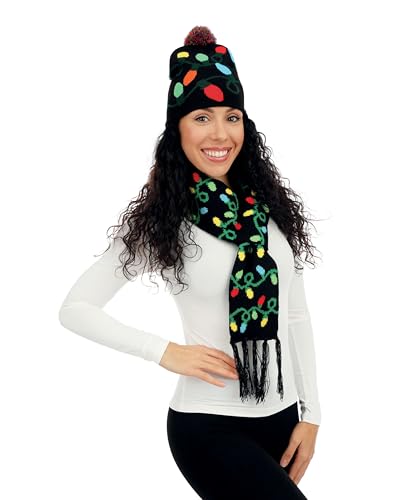 ptit-clown-48334-weihnachtsm-tze-und-schal-mit-girlande image 5