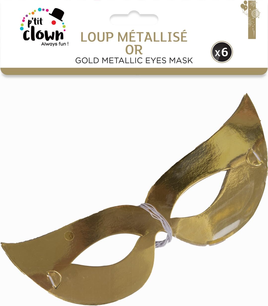 p-tit-clown-augenmasken-metallic-6er-set-kost-m image 2