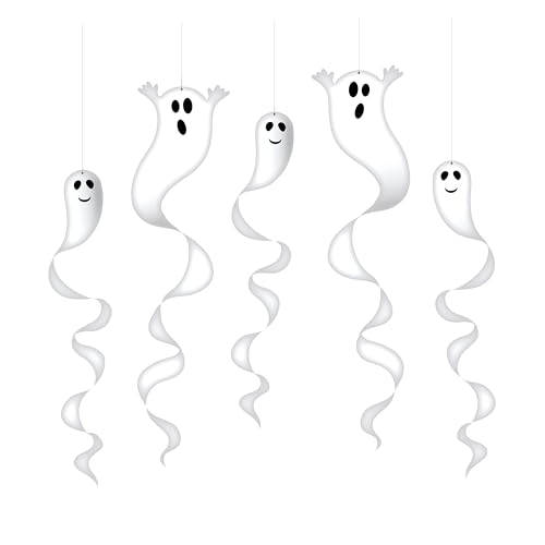 ptit-clown-halloween-spiralen-geister-5er-set-zum-aufh-ngen image 3