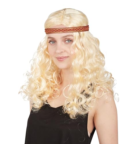ptit-clown-68650-hippie-per-cke-damen-blond-lockig-mit-haarband image 7