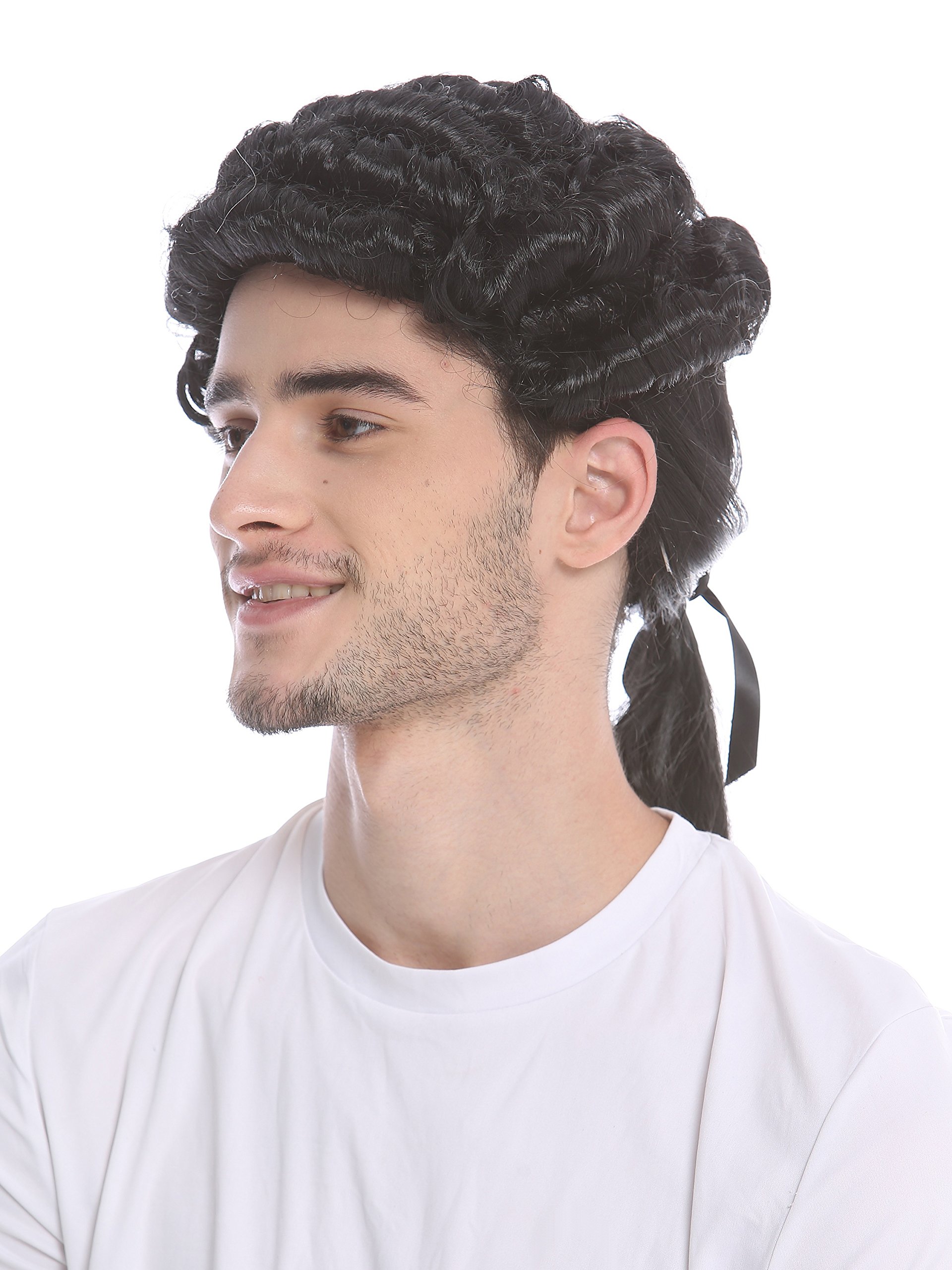 wig-me-up-dh1126-p103-barock-herren-per-cke-schwarz-lockig-mit-langem-zopf-edelm image 4