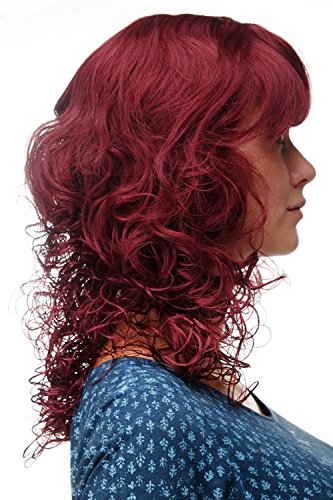 wig-me-up-mc008-39-damen-per-cke-romantik-granatrot-gelockt-halblang-45-cm image 7