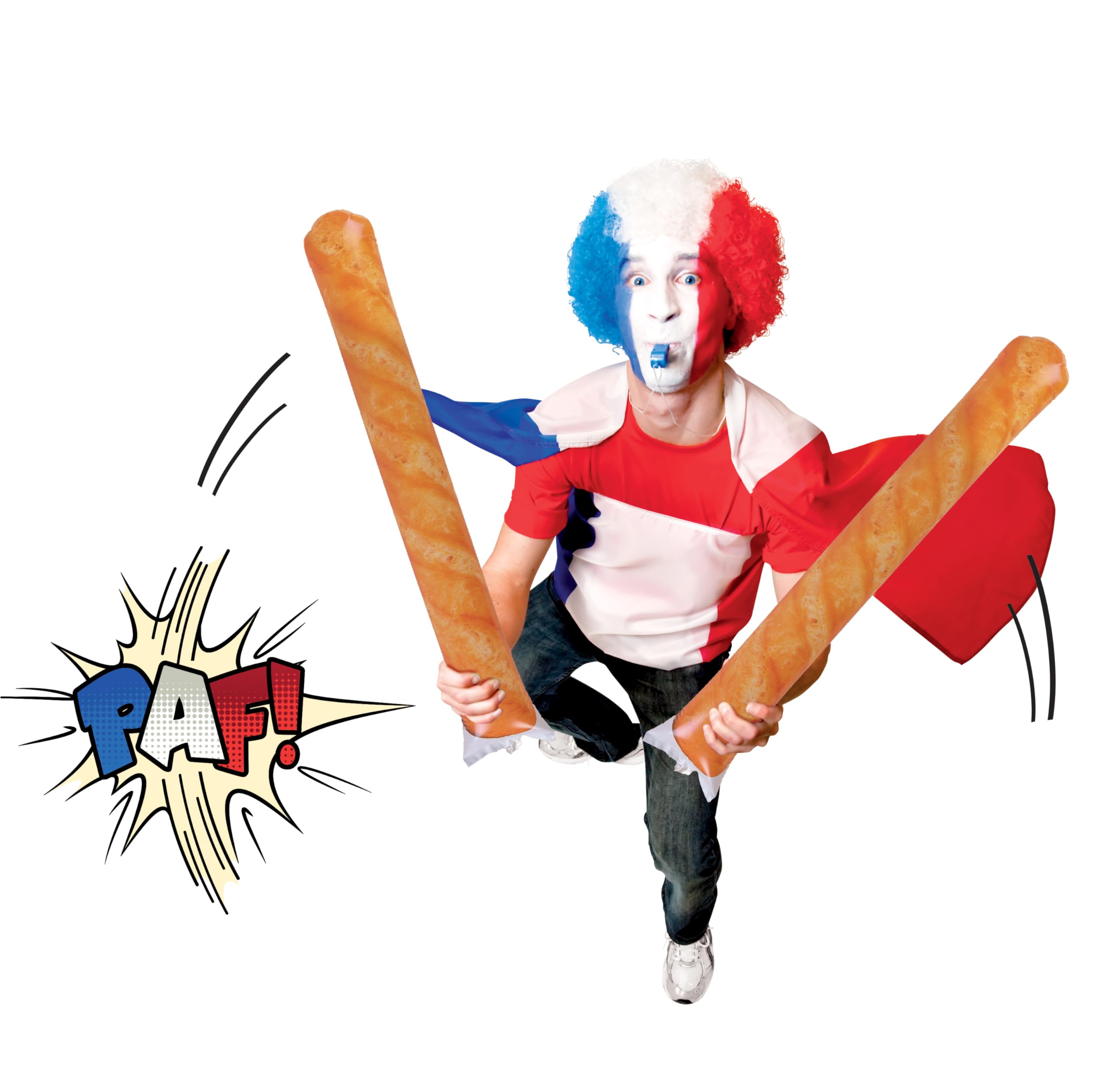 ptit-clown-aufblasbarer-klappdeckel-frankreich-fans-kunststoff-2-st-ck image 2
