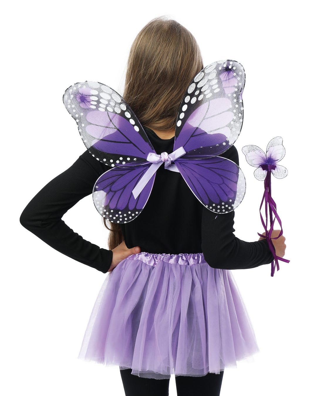 p-tit-clown-80240-schmetterling-set-kinder-violett-tutu-fl-gel-haarreif-zauberst image 4