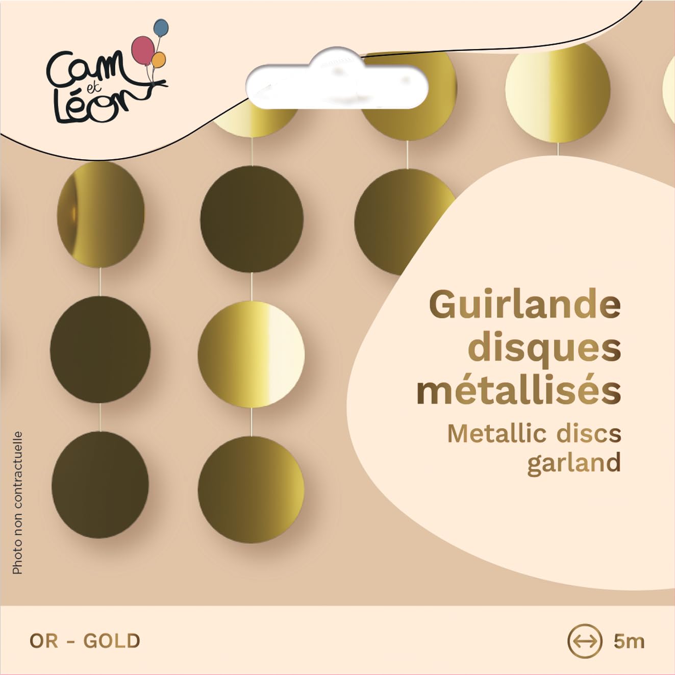 ptit-clown-girlande-mini-scheiben-re22606-gold-5-m image 3