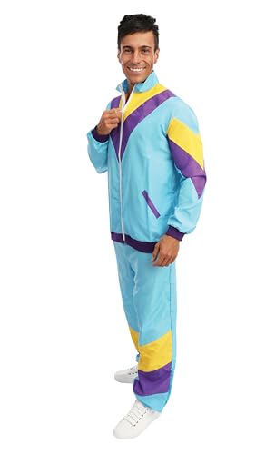 ptit-clown-80er-trainingsanzug-kost-m-herren-l-xl-multicolor image 8