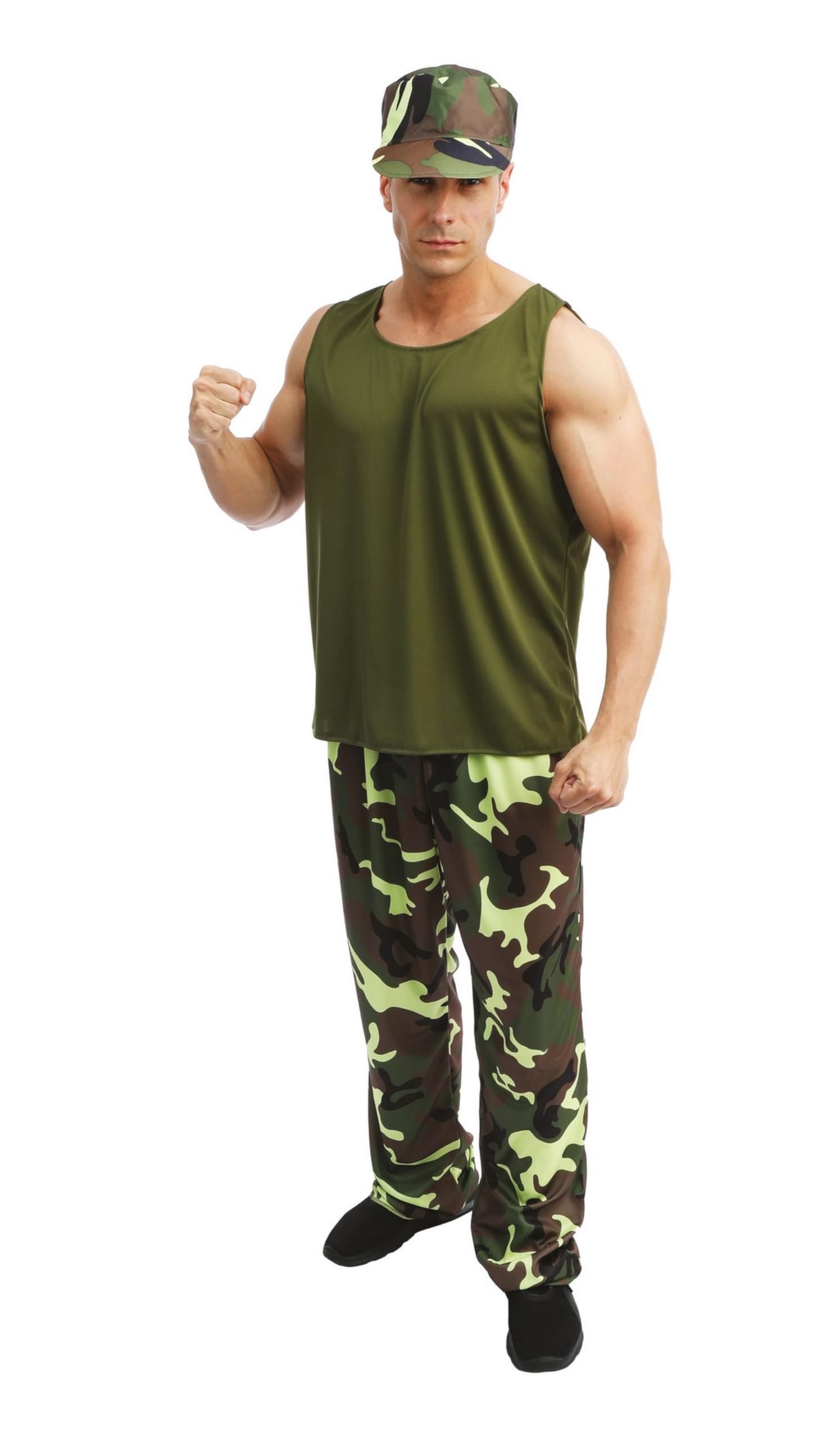 p-tit-clown-23306-milit-r-soldaten-kost-m-rankgitter-l-xl-unisex image 2