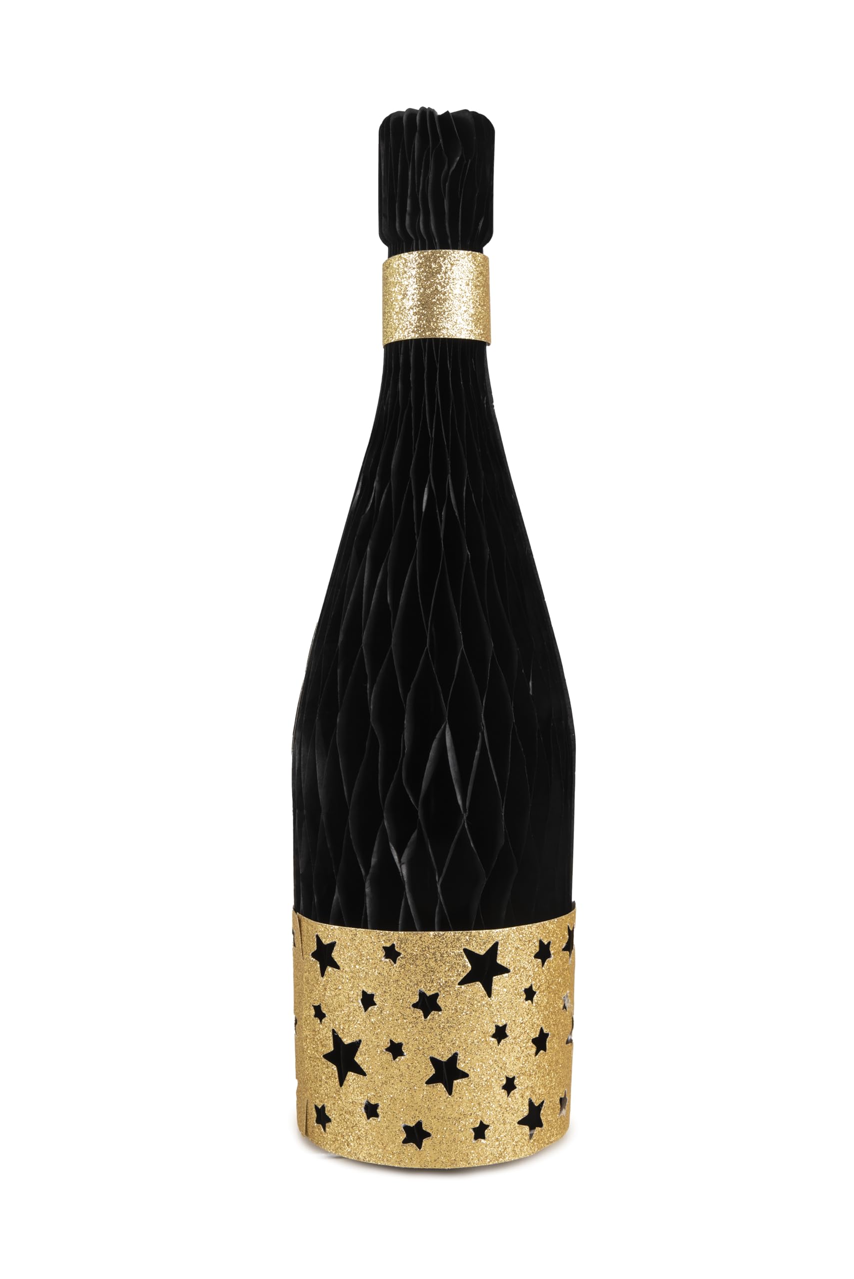 ptit-clown-waben-deko-champagnerflasche-gold image 2