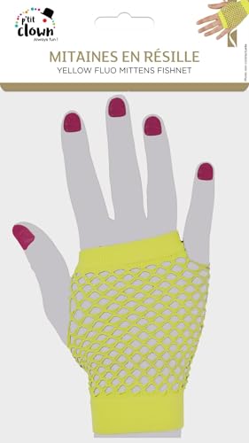 p-tit-clown-90316-fingerlose-netzhandschuhe-neongelb-1-paar image 8