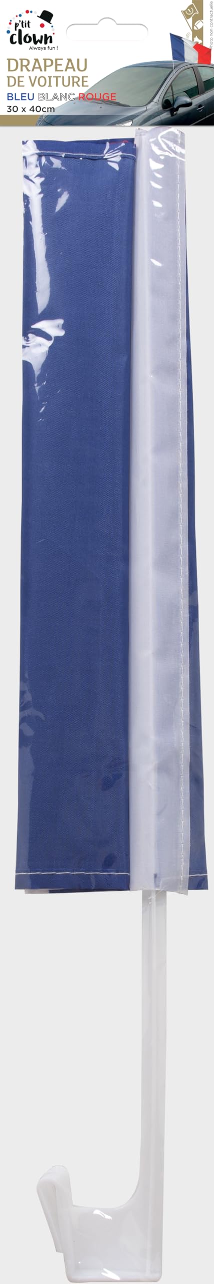ptit-clown-autofahne-frankreich-30-x-40-cm-mit-stab-45-cm image 3