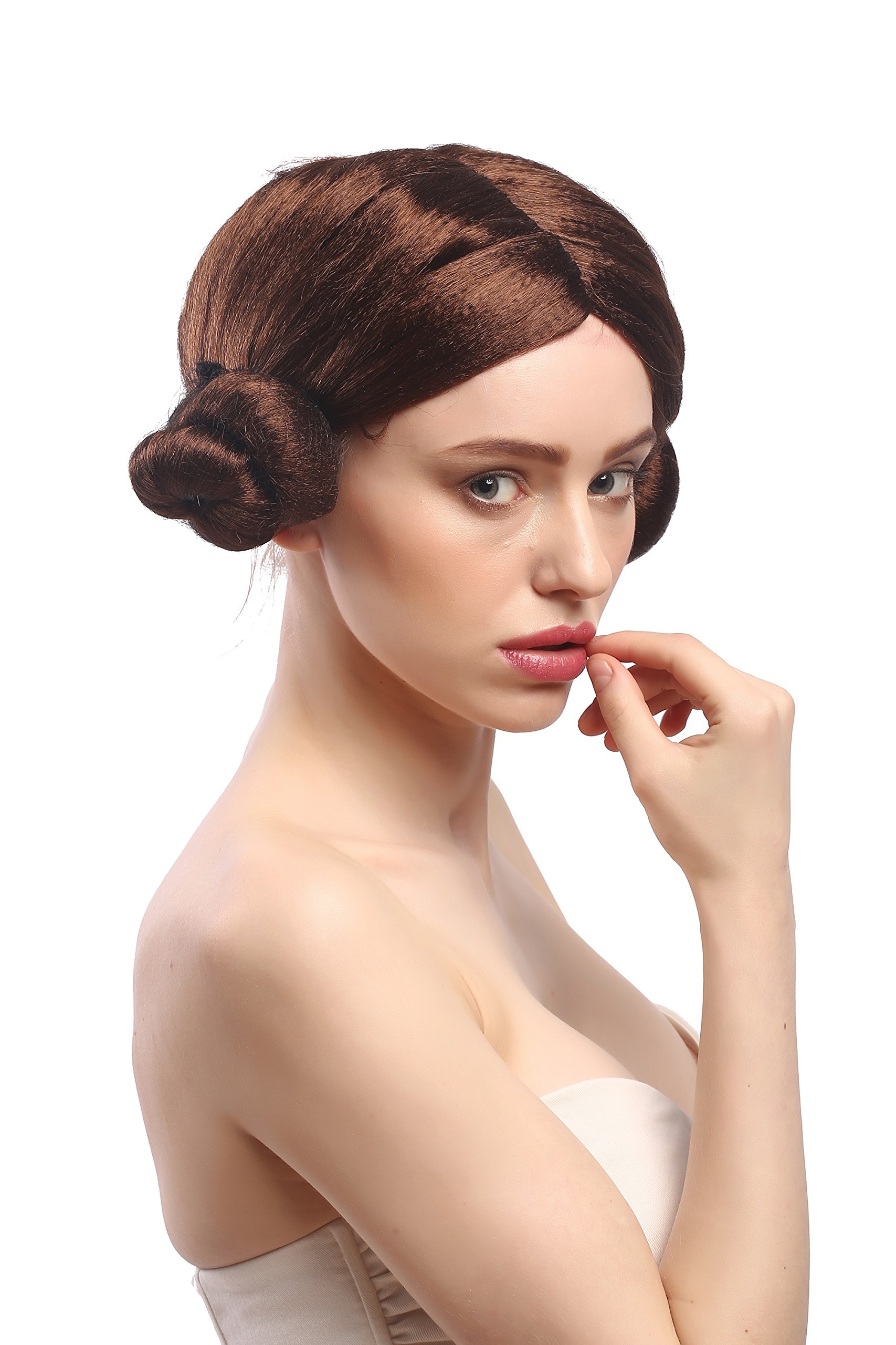 wig-me-up-9331-za33-damen-per-cke-tracht-dutts-braun-20-cm image 4