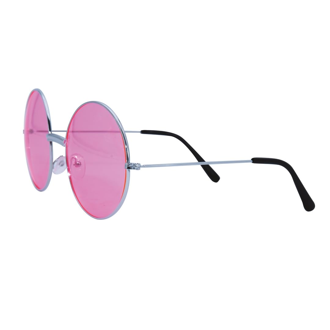 ptit-clown-hippie-brille-rose-metall-erwachsene image 3