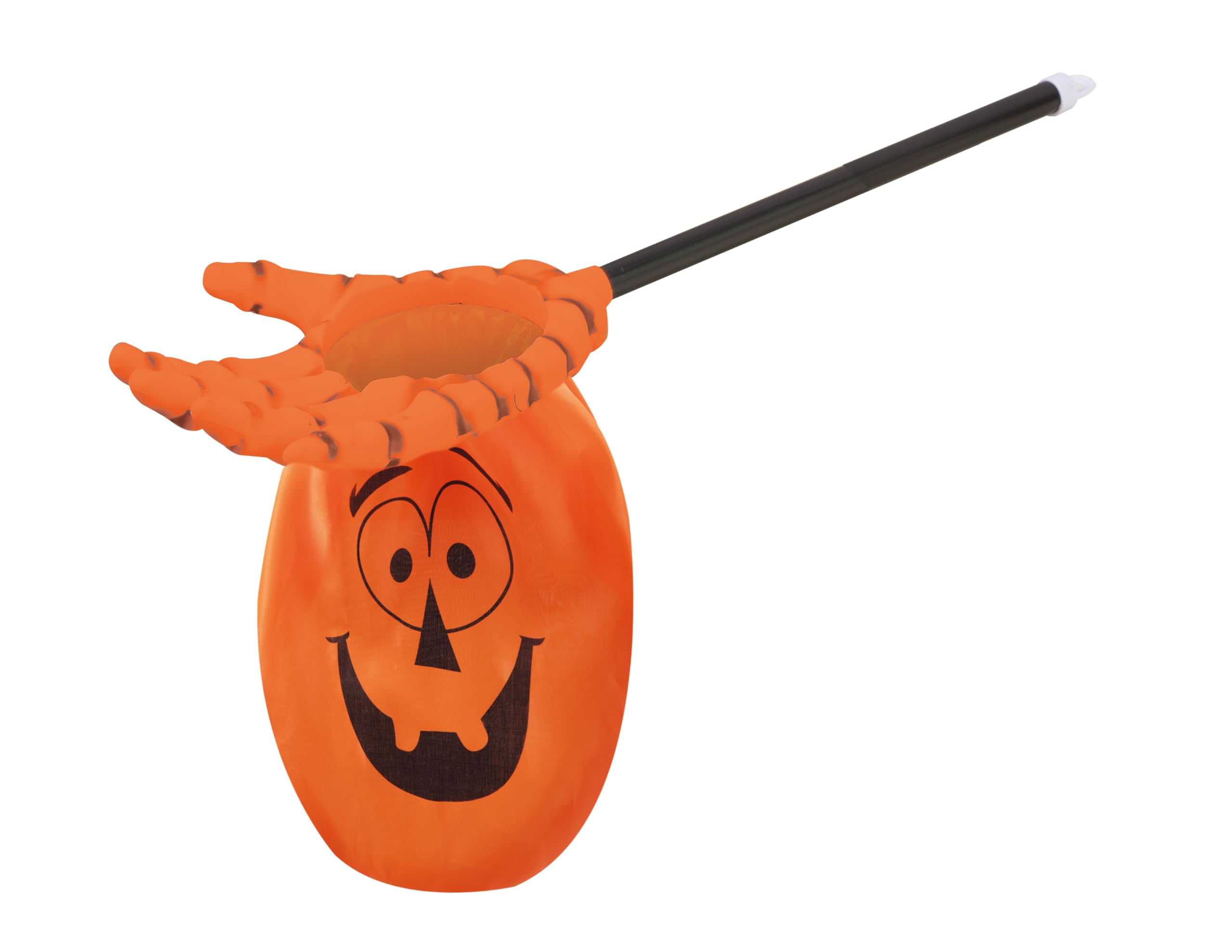 p-tit-clown-monsterhandtasche-59-cm-orange-schwarz-halloween-s-igkeitentasche image 1