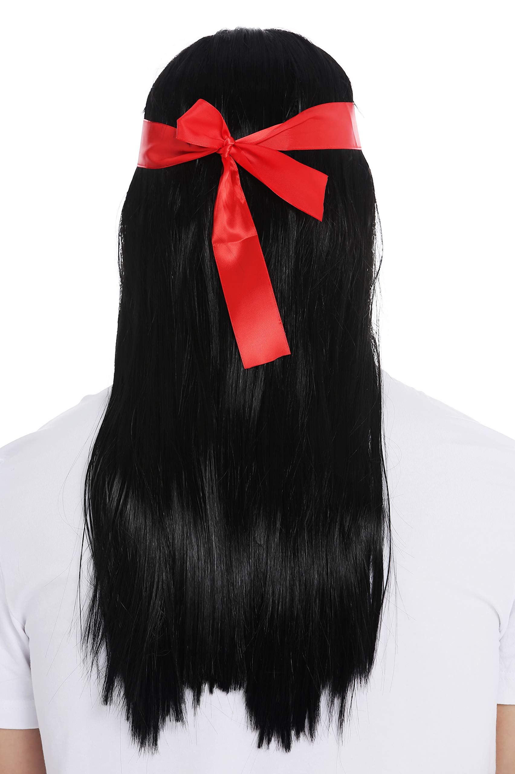 wig-me-up-7093-p103-unisex-per-cke-hippie-indianer-schwarz-60-cm-mit-stirnband image 7