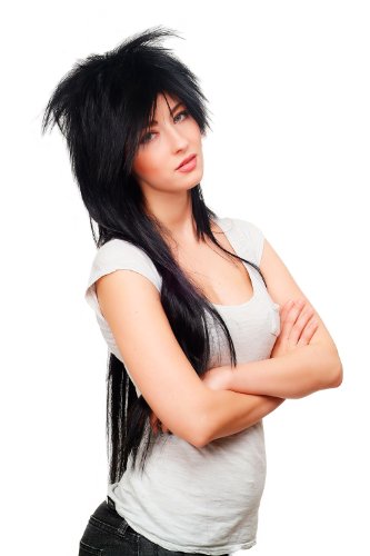 wig-me-up-9666-1b-per-cke-schwarz-80er-vokuhila-glam-rock-lang image 6